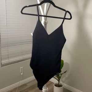 Zara black bodysuit size medium